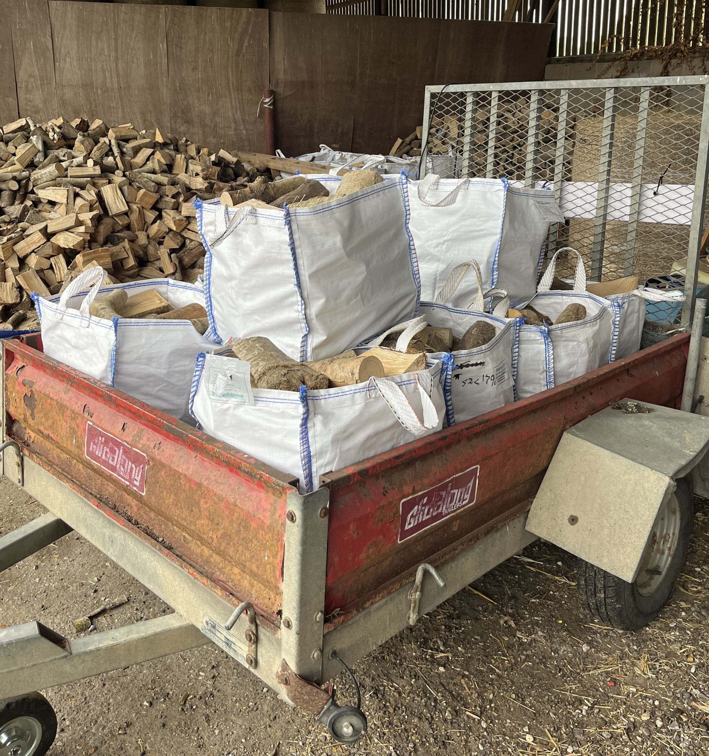 10 bags logs